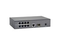 LevelOne FGP-1000 netwerk-switch Gigabit Ethernet (10/100/1000) Power over Ethernet (PoE) Zwart, Grijs - thumbnail