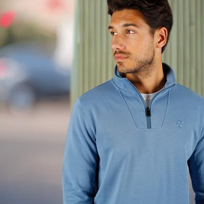 Heren Trui Rhenen | Denimblauw