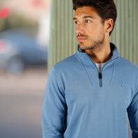 Heren Trui Rhenen | Denimblauw