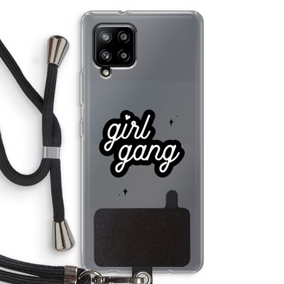 Girl Gang: Samsung Galaxy A42 5G Transparant Hoesje met koord