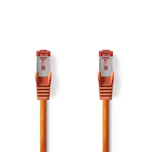 Nedis CAT6-kabel | RJ45 Male naar RJ45 Male | S/FTP | 0.5 m | Oranje | 1 stuks - CCGP85221OG05 CCGP85221OG05