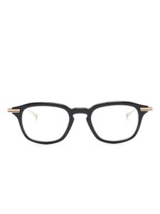 Dita Eyewear square-frame logo-print glasses - Noir