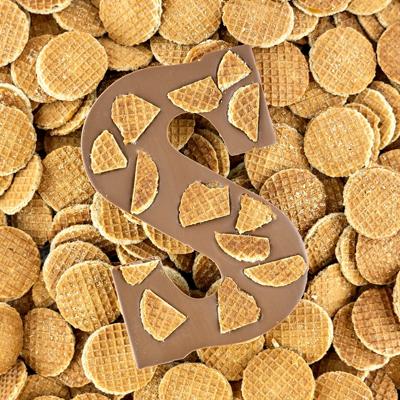 Chocoladeletter Stroopwafel (225 gram)