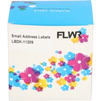FLWR Brother DK-11209 62 mm x 29 mm wit labels