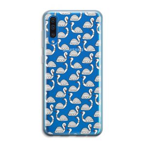 Zwanen: Samsung Galaxy A50 Transparant Hoesje