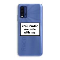 Safe with me: Xiaomi Redmi 9T Transparant Hoesje