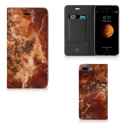 Apple iPhone 7 Plus | 8 Plus | Standcase | Marmer Bruin