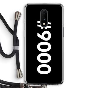 #9000: OnePlus 7 Transparant Hoesje met koord