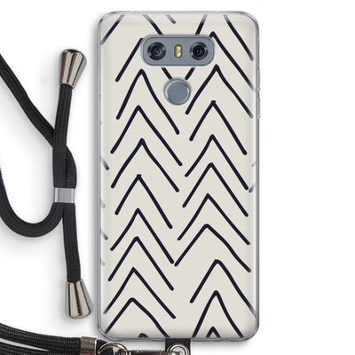 Marrakech Arrows: LG G6 Transparant Hoesje met koord