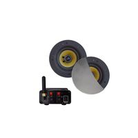 Aquasound Bluetooth Audio bluetooth audiosysteem - (30 watt / bt4.0 / auto-aux) - met rumba speakerset (mat chroom) - 230v/12v BMN30EASY-RC