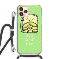Avo Good Day: iPhone 11 Pro Max Transparant Hoesje met koord