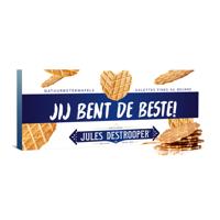Jules Destrooper Natuurboterwafels - "Jij bent de beste!" - 100g