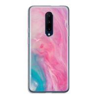 Roze explosie: OnePlus 7 Pro Transparant Hoesje