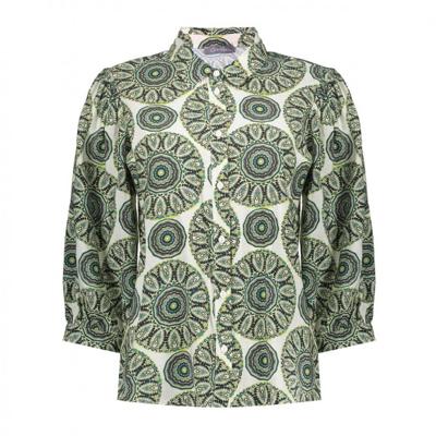 Geisha - Groen | unisex | Blouse | Groen | XXL | regular | Kamst mode
