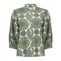 Geisha - Groen | unisex | Blouse | Groen | XXL | regular | Kamst mode