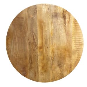 Mango Massief Ronde Tafelblad 110