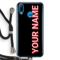 Namecase: Huawei P20 Lite Transparant Hoesje met koord