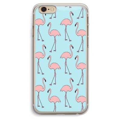 Anything Flamingoes: iPhone 6 Plus / 6S Plus Transparant Hoesje