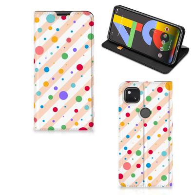 Google Pixel 4a | Hoesje met Magneet | Dots