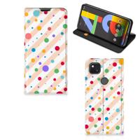 Google Pixel 4a | Hoesje met Magneet | Dots