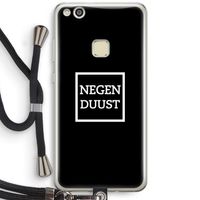 Negenduust black: Huawei Ascend P10 Lite Transparant Hoesje met koord