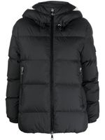 Moncler veste matelassée à patch logo - Noir