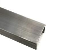 Brute RVS koker 45x45x2 mm - per meter