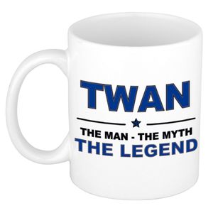 Twan The man, The myth the legend collega kado mokken/bekers 300 ml