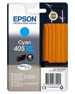 Epson inktcartridge 405XL, 1.100 pagina&apos;s, OEM C13T05H24010, cyaan