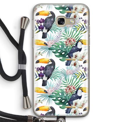 Tukans: Samsung Galaxy A5 (2017) Transparant Hoesje met koord