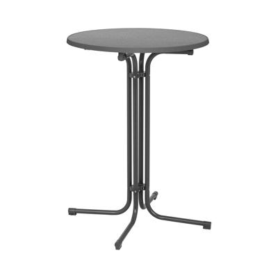 Bartafel - Ø 80 cm - vouwbaar - grijs - Royal Catering