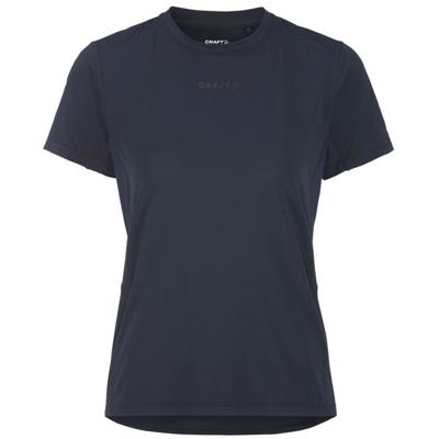 Craft ADV Essence 2 hardloopshirt korte mouw donkerblauw dames S