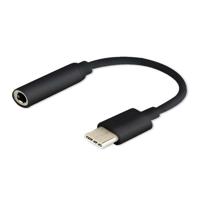 Savio Audio Adapter - USB Type 3.1 C (M) - Jack 3,5 mm (F) - Zwart AK-35B