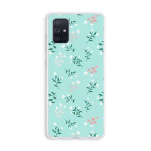 Small white flowers: Galaxy A71 Transparant Hoesje