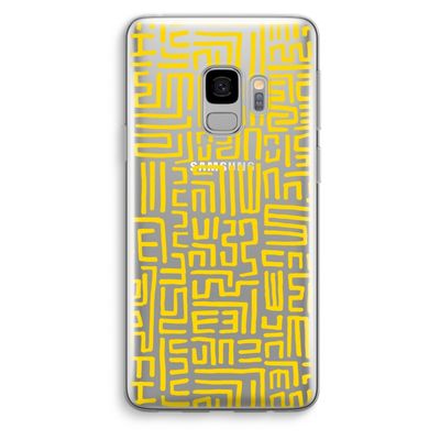Majorelle Blue Print: Samsung Galaxy S9 Transparant Hoesje