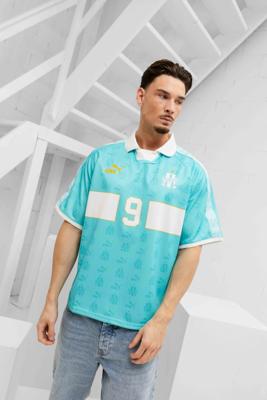 Olympique Marseille KING Retro Shirt Senior 2025/2026 - Maat M - Kleur: LichtblauwWit | Soccerfanshop