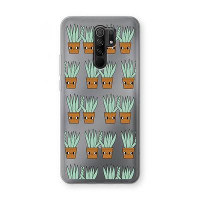 Sansevieria: Xiaomi Redmi 9 Transparant Hoesje