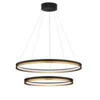 Lyora HanglampCantria zwart met goud Ø 80cm - 9695239