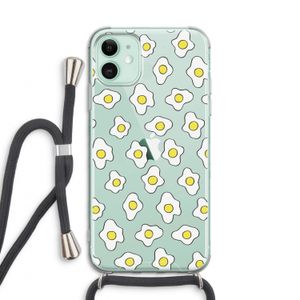 Spiegeleitjes: iPhone 11 Transparant Hoesje met koord