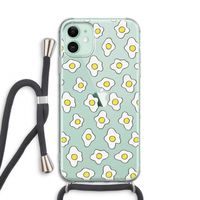 Spiegeleitjes: iPhone 11 Transparant Hoesje met koord