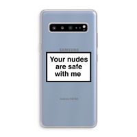 Safe with me: Samsung Galaxy S10 5G Transparant Hoesje