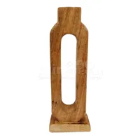 Kandelaar Hout Ovaal 30cm
