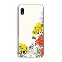 Wilde bloemen: Samsung Galaxy A10 Transparant Hoesje