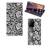 Samsung Galaxy Note 20 Ultra Smart Cover Black Flowers