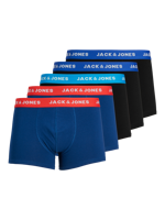 Jack & Jones Boxershorts JACLEE Trunks 5-pack Blauw / Zwart-XXL