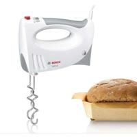 Mixer - BOSCH - MFQ3530 - 450 W - 5 snelheden - 2 gardes / 2 RVS deeghaken - Wit/Grijs - thumbnail