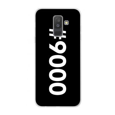 #9000: Samsung Galaxy A6 Plus (2018) Transparant Hoesje