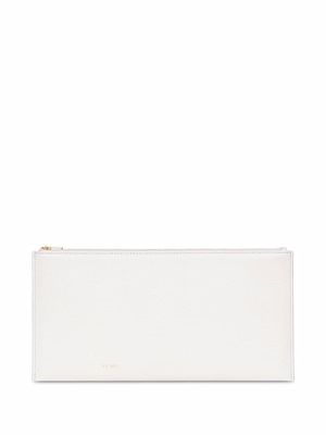 Yu Mei porte-documents bicolore Adrian en cuir nappa - Blanc