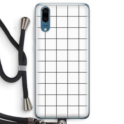 Rooster: Huawei P20 Transparant Hoesje met koord