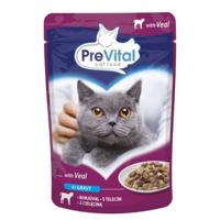 PREVITAL Veal in gravy - nat kattenvoer - 100g